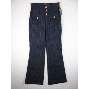 Rocawear Jeans Womens Size 9 Blue Denim High Waist Bootcut Loose Stretch Y2K NWT